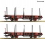 67085 Roco Set of 2 flat cars type Kbpm